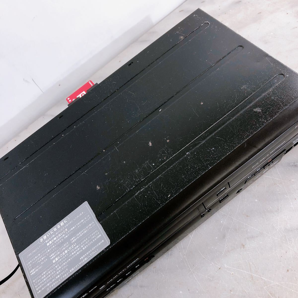 ジャンク DX BROADTEC デラックスブロードテック 2014年製 ビデオ一体型DVDレコーダー DXR170V リモコン付き 通電確認のみ の画像6