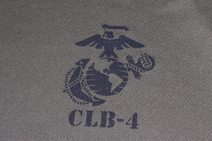 ★ ミリタリーTシャツフェア ★ 沖縄米軍 CLB-4 RONIN 浪人 プリント 半袖Tシャツ L 中古 トレーニング用_画像3