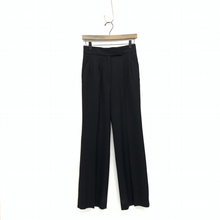 Mame Kurogouchi マメクロゴウチ 13 Basic Wool Pleated Trousers ウールプリーツトラウザーズ パンツ ブラック 1 MK02-PT01302_画像1