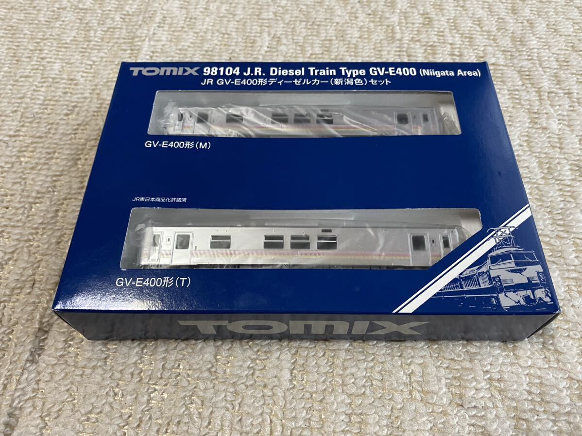 TOMIX トミックス 98104 JR GV-E400形ディーゼルカー(新潟色)セット 磐越西線 米坂線 羽越本線 信越本線 _画像1