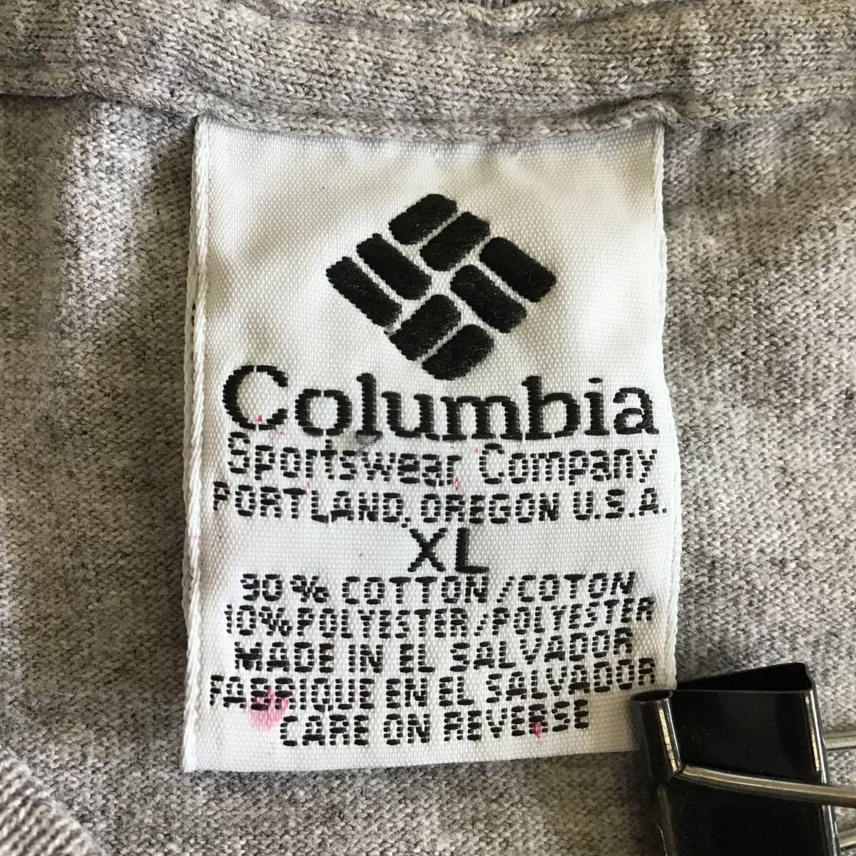 《 H 334》Columbia コロンビア 半袖Tシャツ プリント フィッシング アウトドア XL グレー トップス 1円スタート アメリカ古着 古着卸_画像3