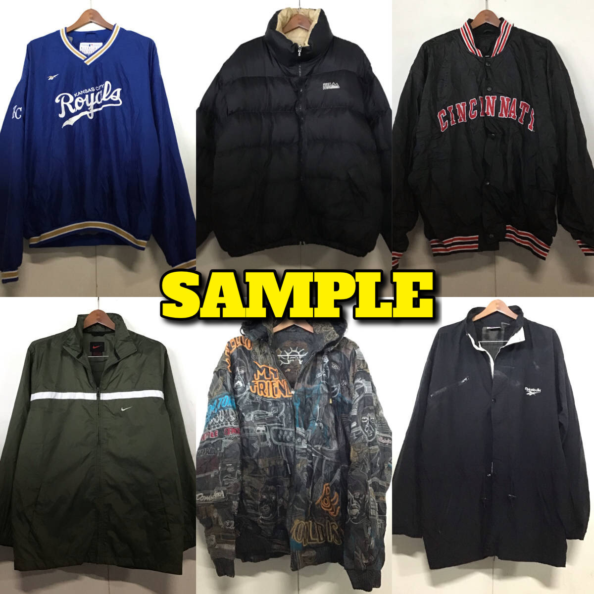 【T384】★大人気★ アメリカ古着卸オススメJACKET MIX200kg4ベールセット大特価目玉商品 80's90's00's アメカジ ヴィンテージ 仕入れ_画像6