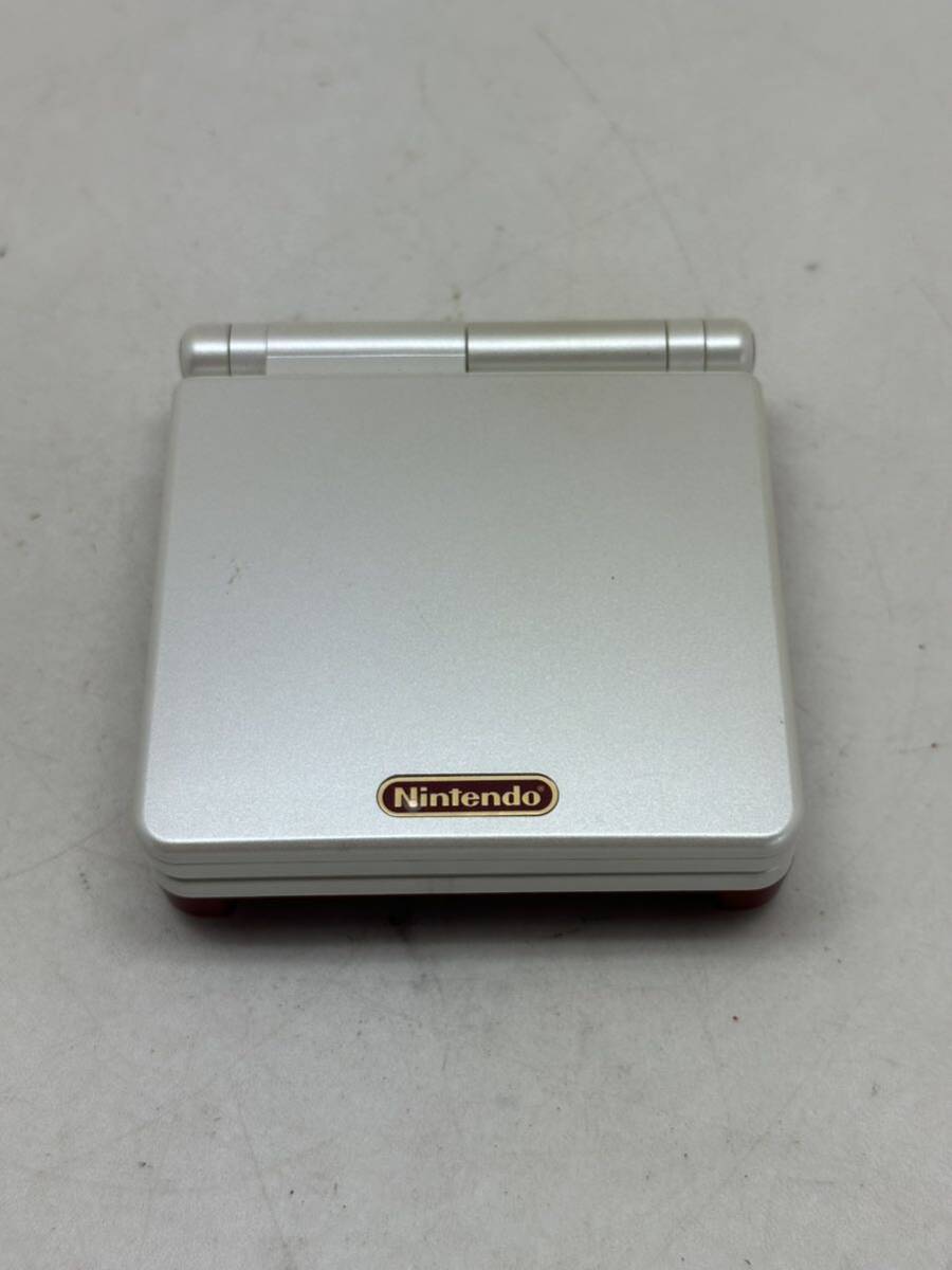 任天堂 Nintendo ゲームボーイアドバンスSP GAME BOY ADVANCE SP AGS-001 ファミコンカラー 充電器欠品のため動作・通電未確認_画像8