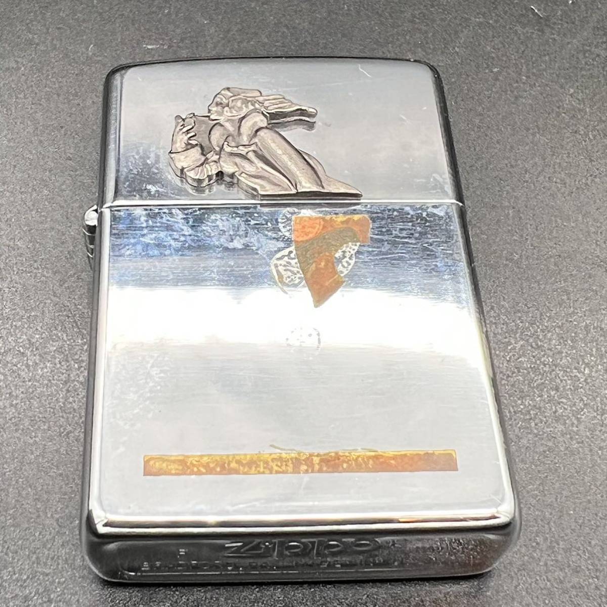 火花確認済 ZIPPO ジッポー 1935 VARGA GIRL喫煙具 オイルライター 喫煙グッズ 喫煙用品 メタル欠損 ジャンク b3-37_画像1