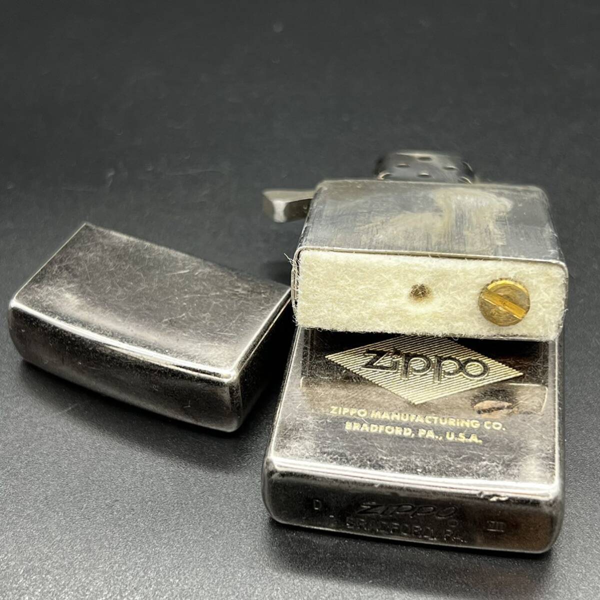 火花確認済 ZIPPO ジッポー 喫煙具 オイルライター 喫煙グッズ 筆記体 ジッポ LIGHTER ライター b3-58_画像7