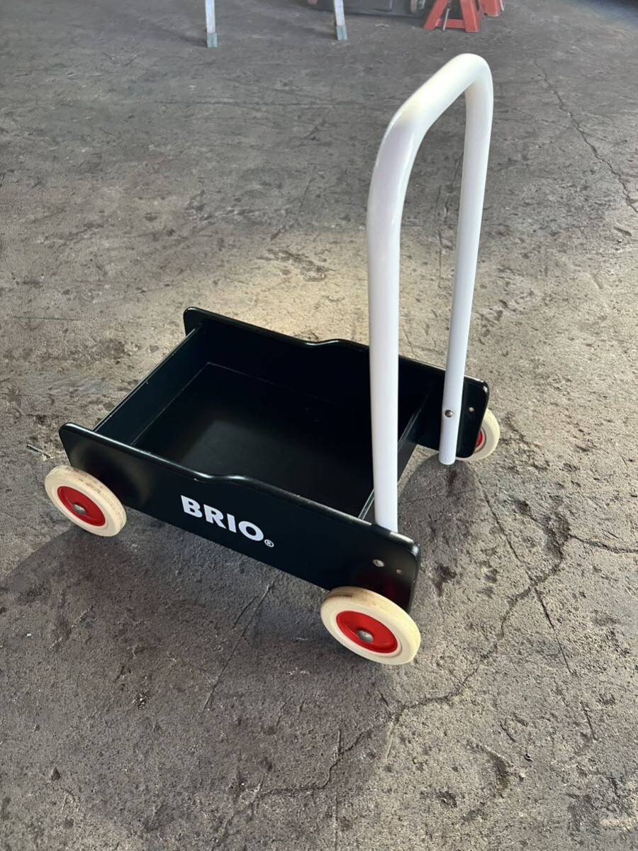 BRIO ブリオ 北欧 デンマーク おしゃれな 木製 手押し車 送料無料？！_画像1