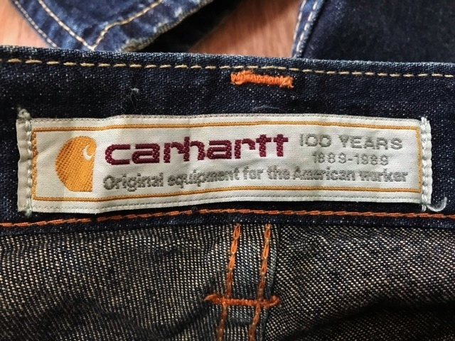 別注 限定 USA アメリカ カーハート carhartt 100周年記念 デニム ジーンズ デニムパンツ ペインターパンツ ワークパンツ denim rrl levis_画像5