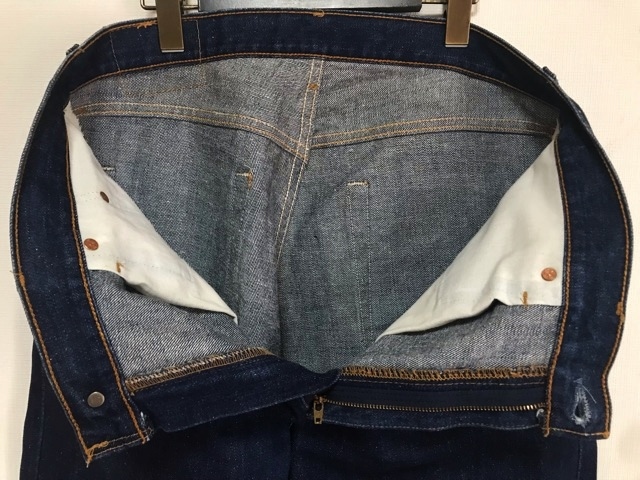 希少 1990年 USA製 アメリカ製 Levi's リーバイス 505 36インチ リジット ネイビー NAVY デニム ジーンズ denim 501XX 501 ビンテージ_画像5