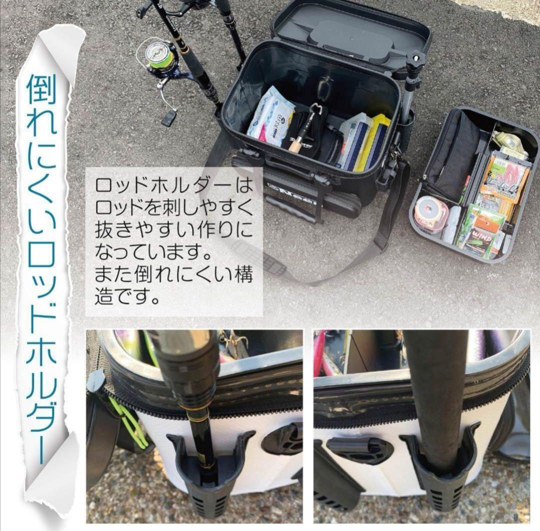 ★1762 Neer バッカン 28L グレー 水汲みバケツ付き タックルボックス 釣り_画像5