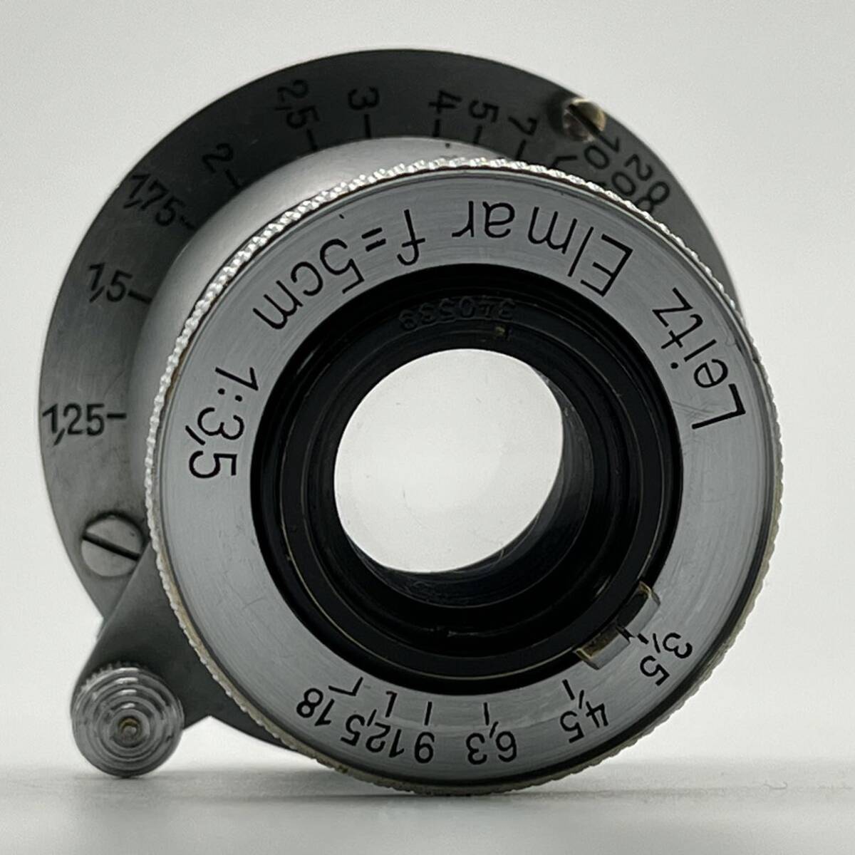 Leitz Elmar 5cm f3.5 ライツ エルマー 50mm Ernst Leitz Wetzlar Leica ライカ Lマウント 1936年 ドイツ製 沈胴式 標準レンズ_画像9