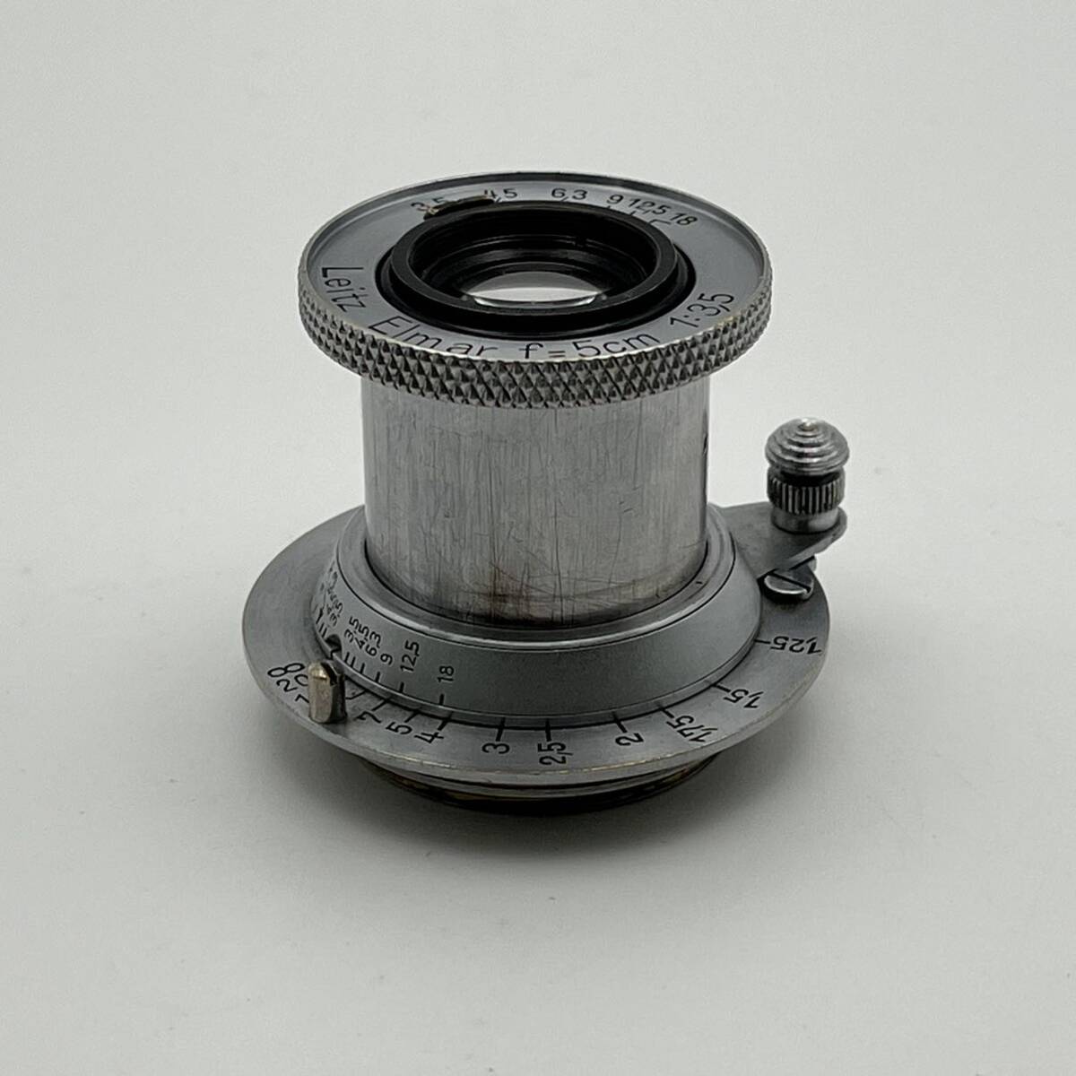 Leitz Elmar 5cm f3.5 ライツ エルマー 50mm Ernst Leitz Wetzlar Leica ライカ Lマウント 1936年 ドイツ製 沈胴式 標準レンズ_画像1