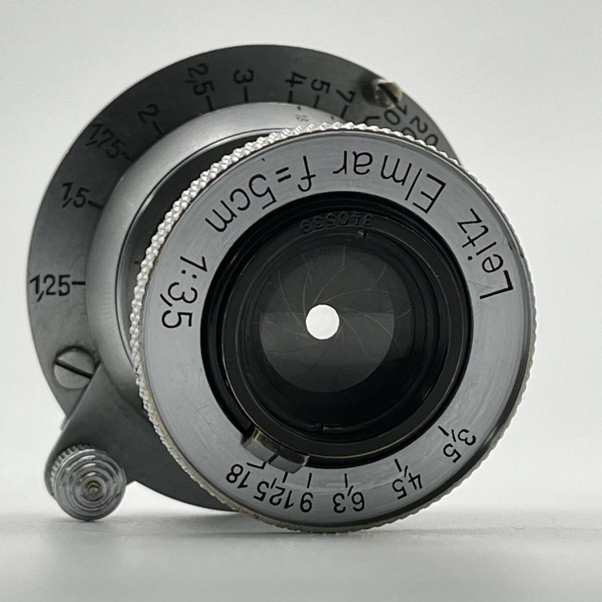 Leitz Elmar 5cm f3.5 ライツ エルマー 50mm Ernst Leitz Wetzlar Leica ライカ Lマウント 1936年 ドイツ製 沈胴式 標準レンズ_画像10
