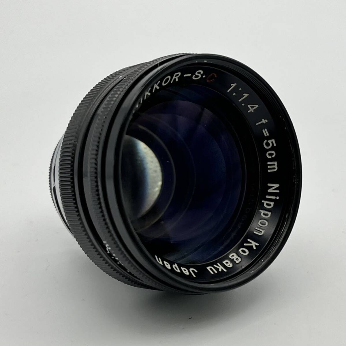 NIKKOR-S・C 5cm f1.4 After Black Paint ニッコール 50mm ブラック 黒塗り Nippon Kogaku Japan 日本光学 Nikon ニコン Sマウント_画像5