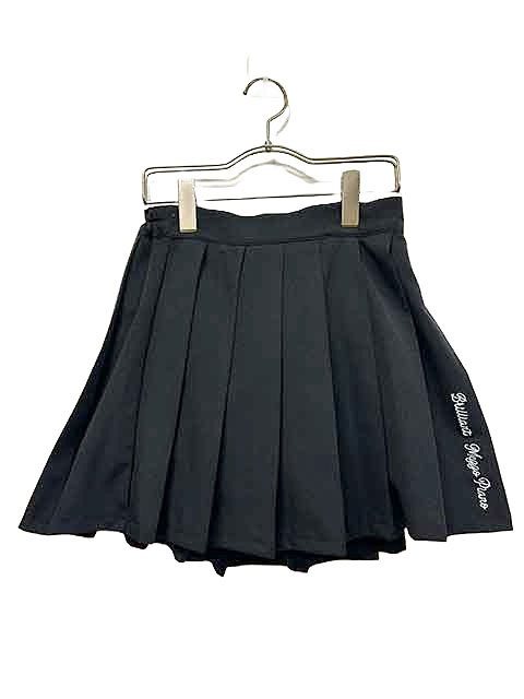 【中古】mezzo piano junior メゾピアノジュニア 子供服 キッズ スカート ブラック インナーパンツ付き 女の子 M 150cm_画像1