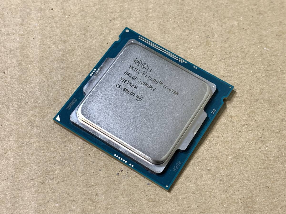 ★intel Core i7-4790 3.60GHz SR1QF LGA1150 良品美品 インテル★送185ok★_画像3