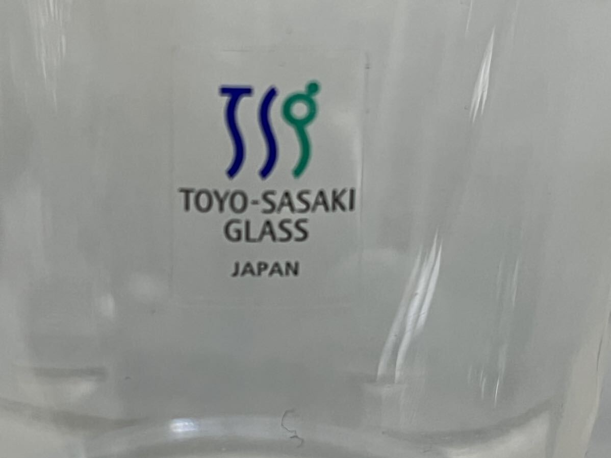 未使用品　東洋佐々木ガラス　コニカルカット タンブラー ペアグラス　日本製　_画像4