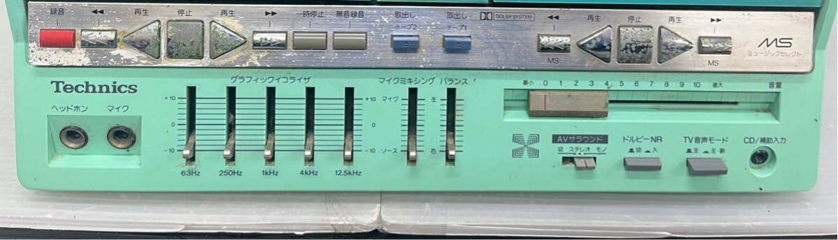ジャンク品 Technics/テクニクス SA-K4W オーディオコンポ 昭和 ジャンク品 Technics/テクニクス SA-K4W オーディオコンポ 昭和