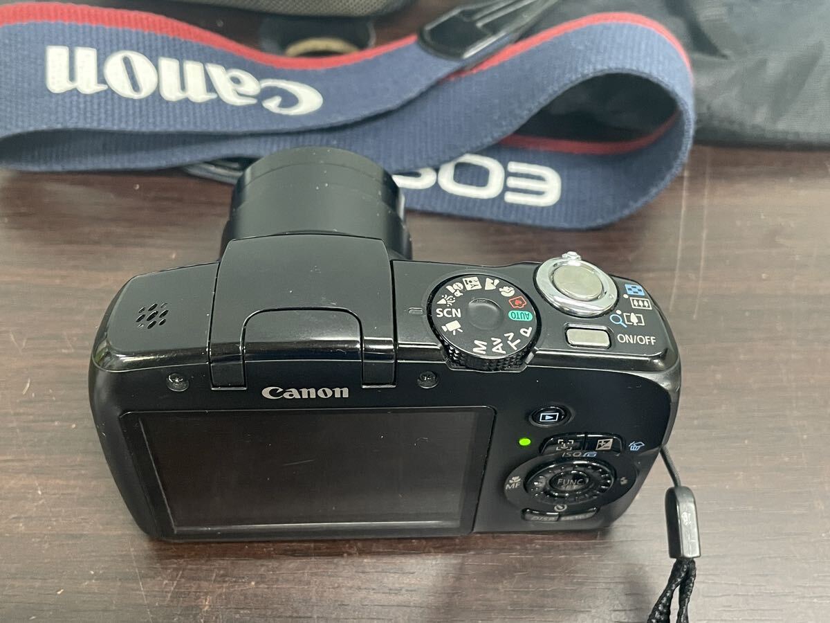 Canonデジカメ【PowerShot】SX120 IS コンパクトデジタルカメラ　写真　撮影　キャノン　通電確認済み　ブラック　付属品付き_画像5