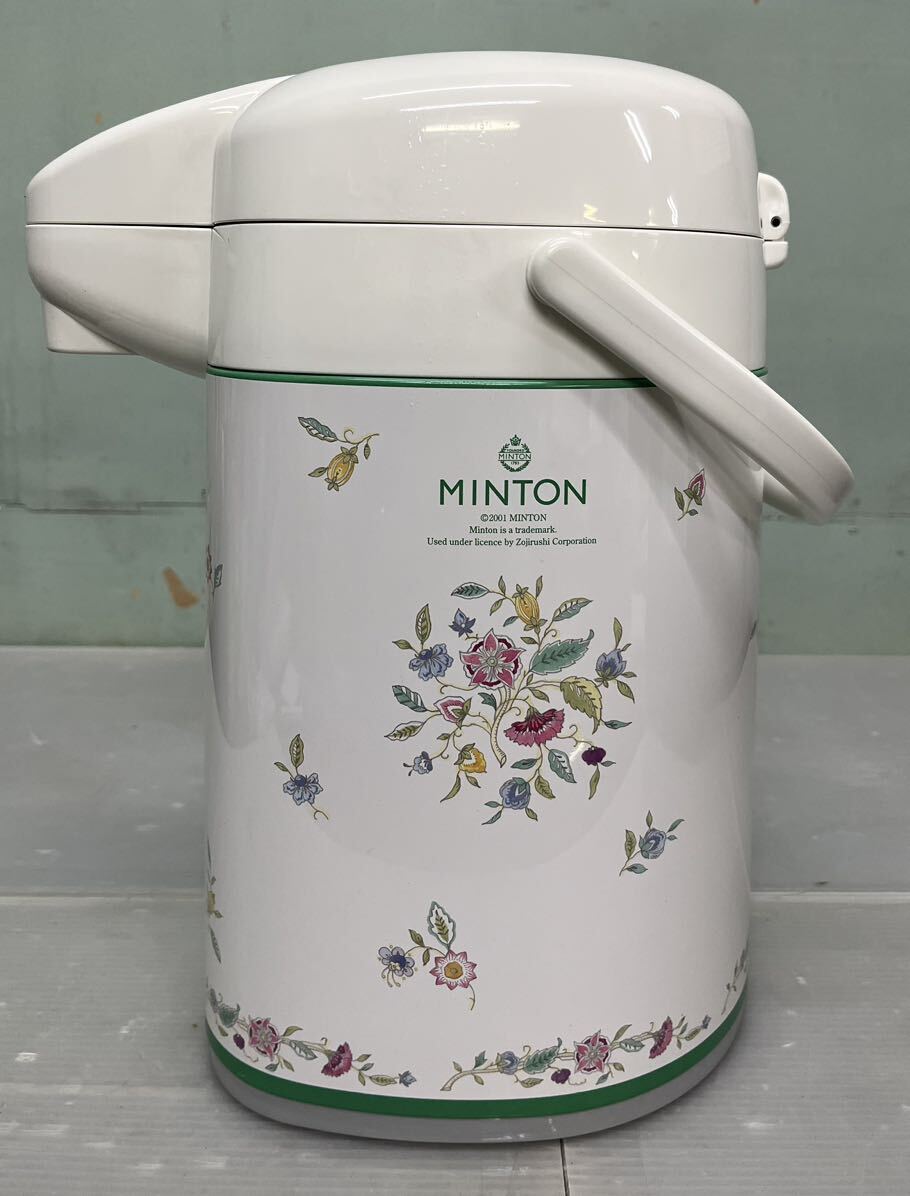 未使用品　希少！ミントン MINTON ハドンホール 象印魔法瓶 ガラス製 中せんなし　みェ〜る　昭和レトロ 保温 保冷 レア_画像4