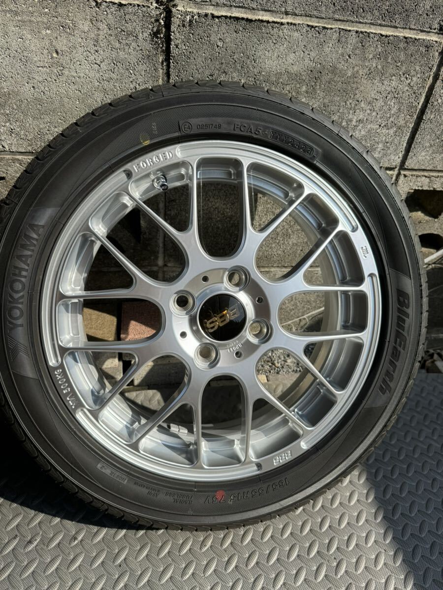 BBS RP 100 4h 4.5J ET45通し　165/55R15 バリ山　軽自動車 軽量 鍛造 _画像5