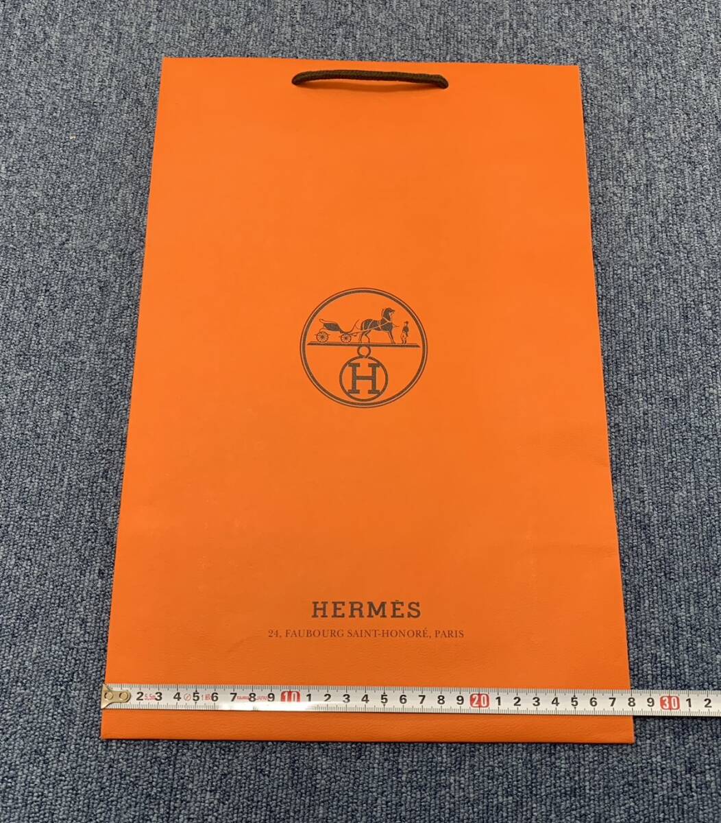 【極美品】HERMES エルメス 紙袋 4種 合計24枚セット ショッパー ショップ袋 オレンジ_画像6