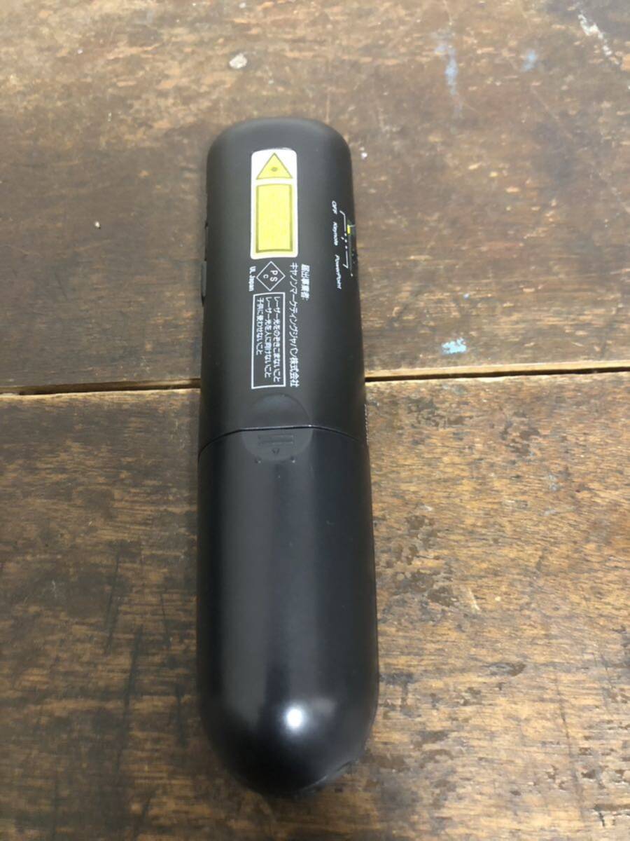 # down #H-8#Canon Canon red laser pointer PR110-RC PowerPoint/Keynote/ black #