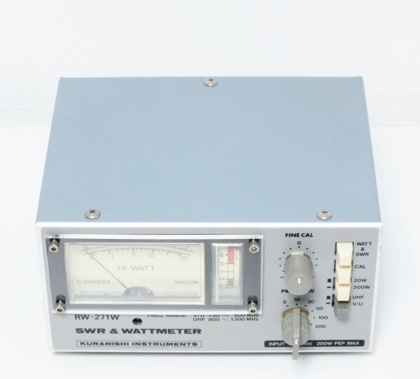 Yahoo!オークション - クラニシ RW-271W SWR/パワー計 144~1200MHz Yahoo!オークション - クラニシ RW-271W SWR/パワー計 144~1200MHz