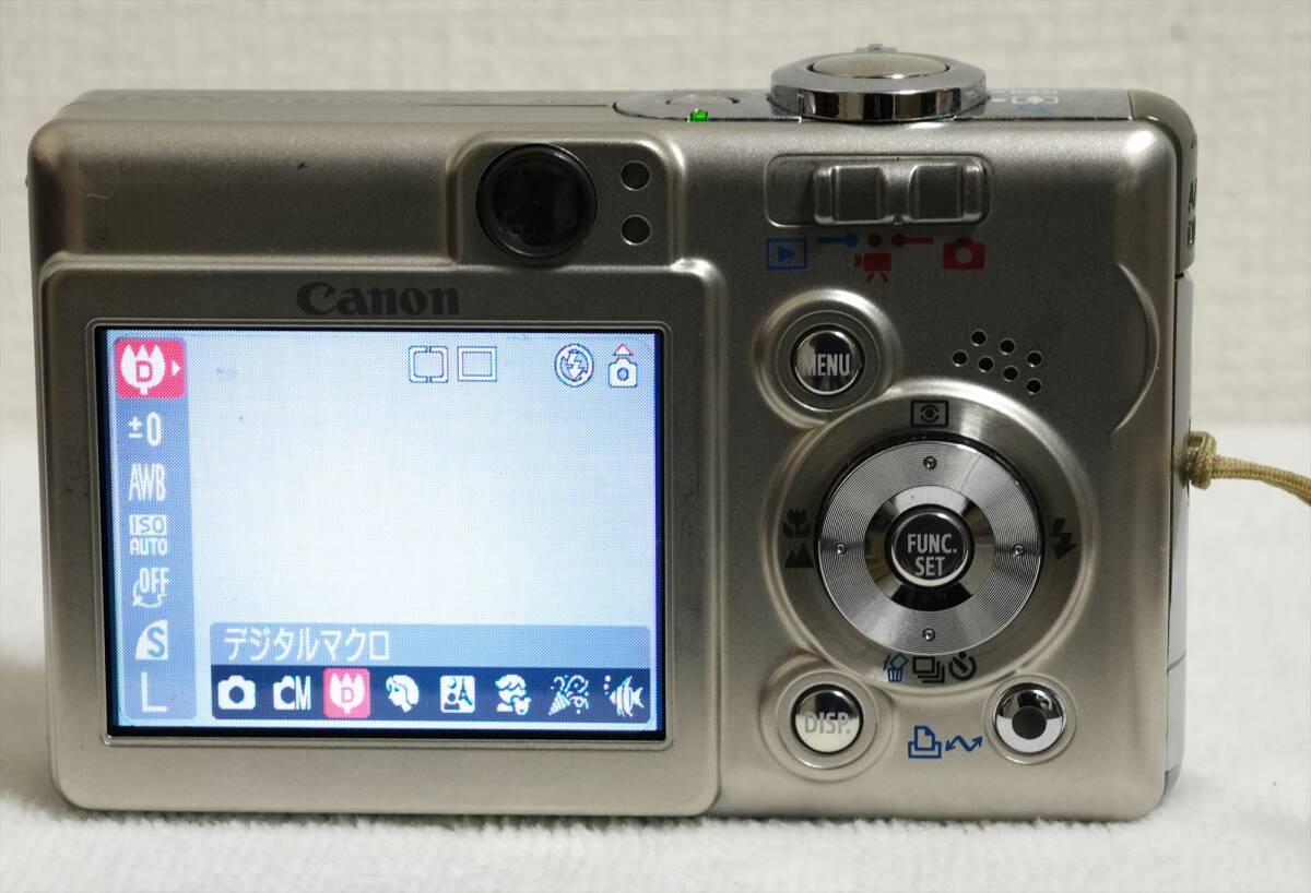 ★☆ キヤノンのコンパクトカメラCanon IXY DIGITAL 50、【動作品ですが、細部は未検証のためジャンクで出品】　☆★_画像5