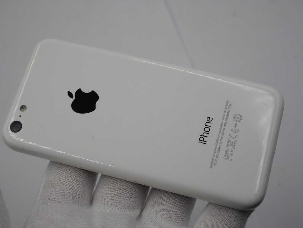 iPhone5C 16GB ホワイト●ドコモ〇判定●古いものなのでジャンク扱いです_画像2