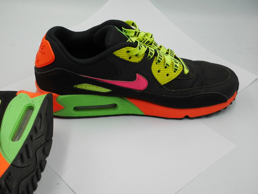 ナイキ エアマックス90 ネオン ブラック 27.5cm●CI2290-064 NIKE AIRMAX90 NEONの画像3