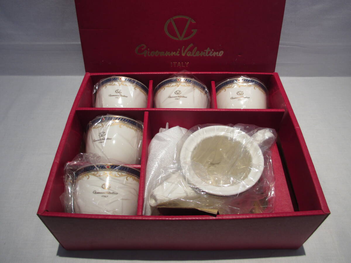 ★1円～ジョバンニ・バレンチノ ITALY 茶器セット 桃山陶器の画像1