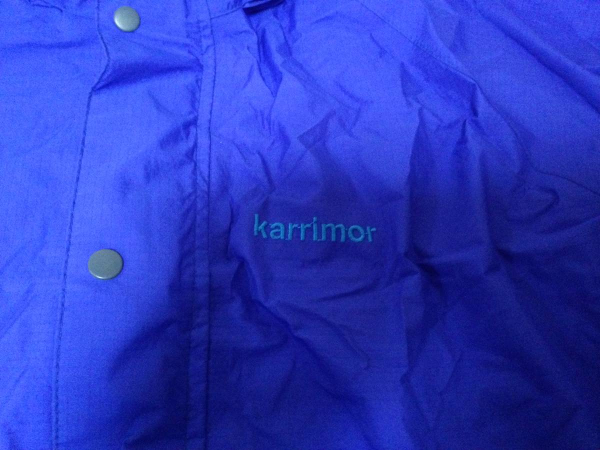 カリマー パックライト KARRIMOR PACK LITE GORE-TEX ゴアテックス ジャケット M 収納袋付き 青 ブルー_画像4