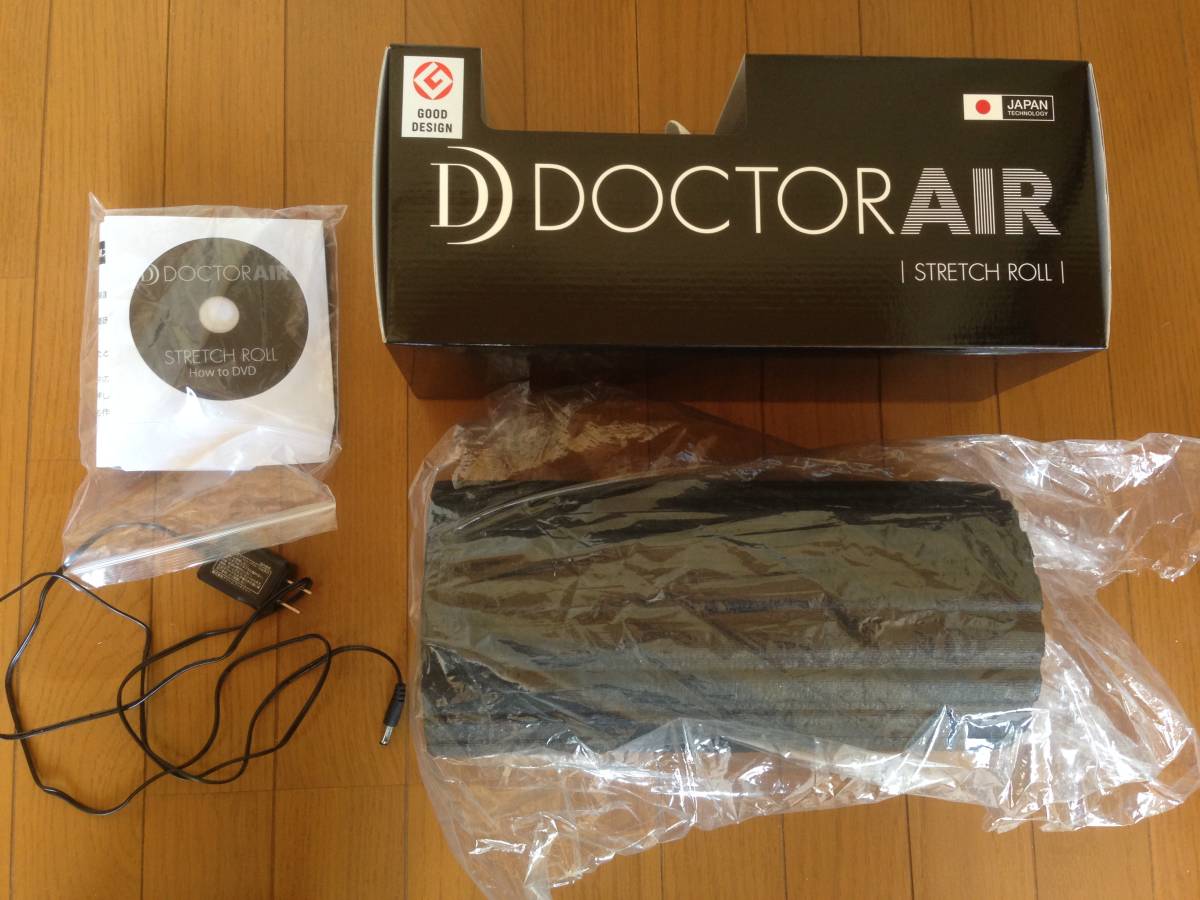 GOOD DESIGN ドクターエア DOCTOR AIR ストレッチロール STRETCH ROLL SR-001BK ブラック 黒 BLACK 筋膜リリース セルフマッサージ_画像1