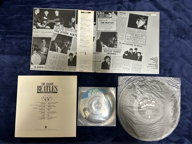 LPレコード　The Golden Beatles The Silver Beatles 帯付_画像4