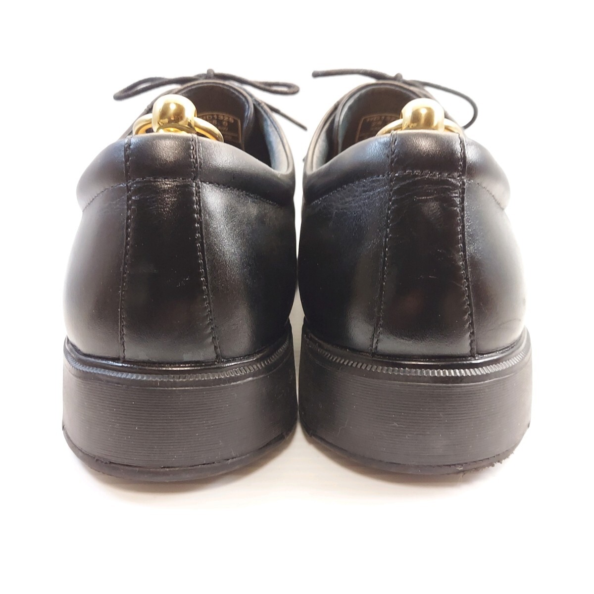 HYDORO-TECH ハイドロテック ビジネスシューズ ウォーキングシューズ ストレートチップ 革靴 ブラック系 28.0cm 3Eの画像6