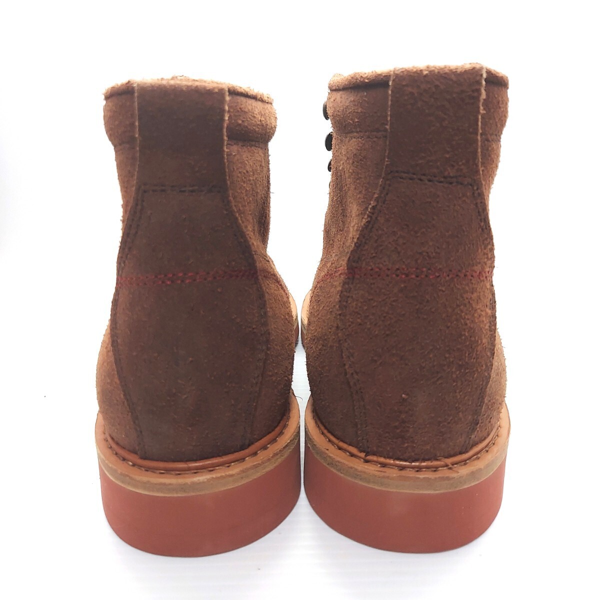 FAROL ファロル　シバ製靴　スエードブーツ　ブラウン系　表示24.5cm_画像3