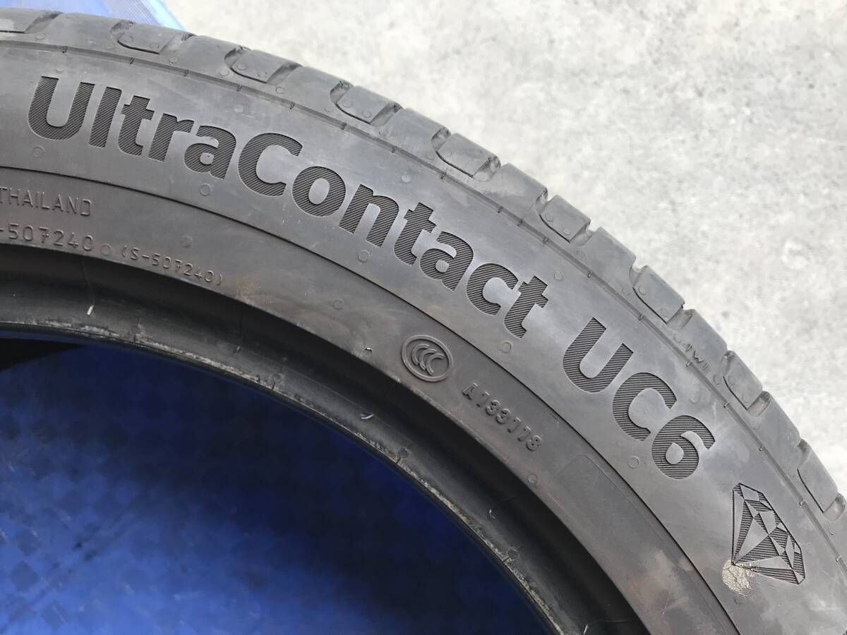 225/50R17 98W 2021年製 【5.0㎜分山】 コンチネンタル CONTINENTAL Ultra Contact UC6 4本セット♪ _画像7