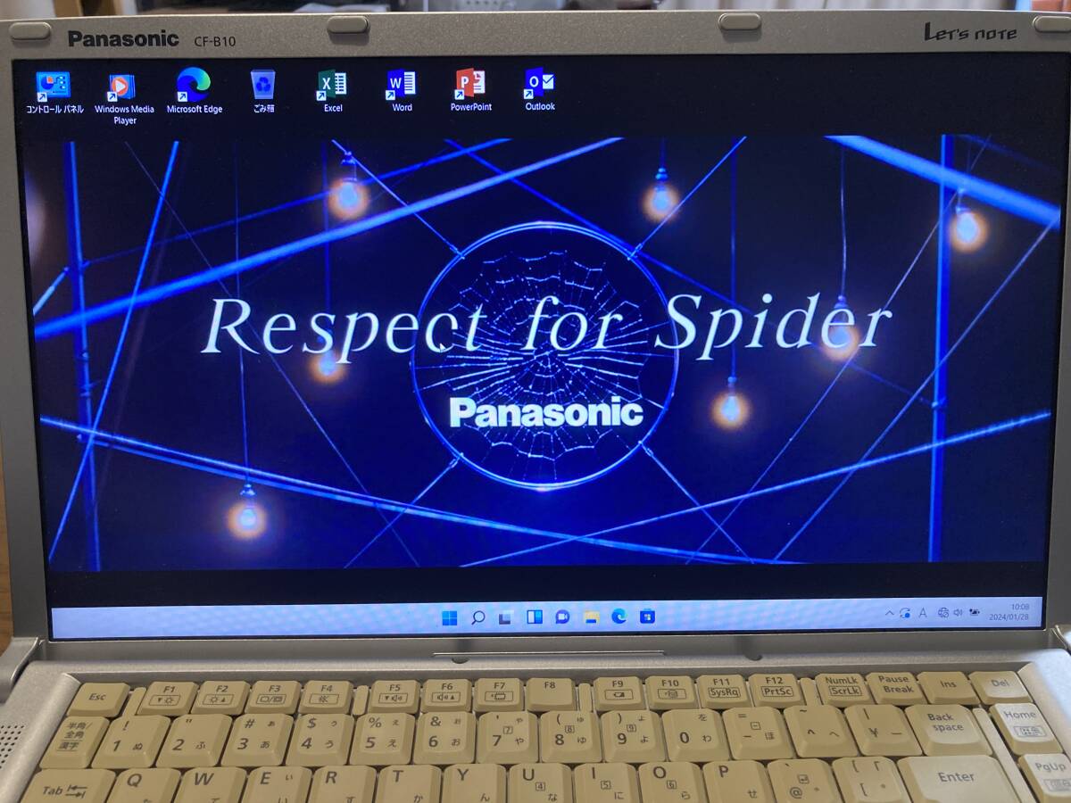 Panasonic CF-B10 Core i5 2.50GHZ,4GB, HD128GB,WIN11pro,Office2019,DVD-RW 他社同等品アダプター付属_画像2