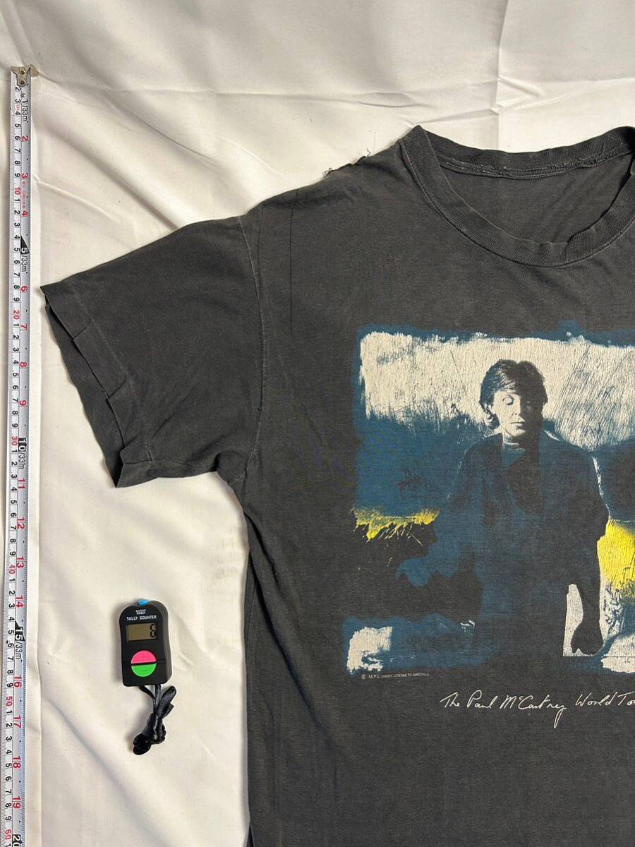 paul (pole) McCartney 90s частота футболка Vintage футболка 89 90 TDK world Tour WORLD tour коллекция Beatles 