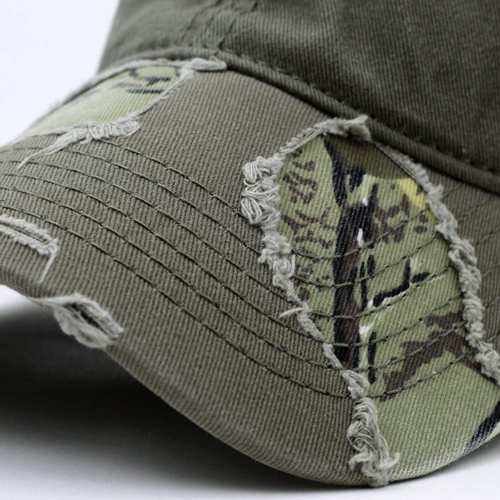 ローキャップ 帽子 オットー otto Camouflage 6 Panel Low Profile ライトオリーブ 迷彩 110-1093-O フリーサイズ USA_100％Cotton / 65％Polyester、35％Cotton