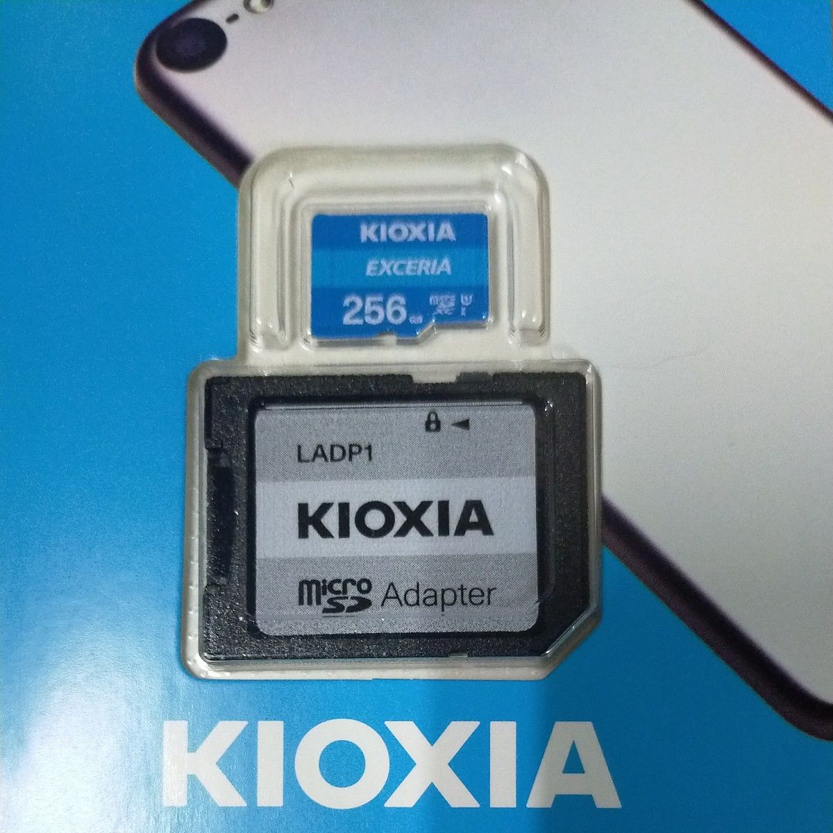 【未開封新品】マイクロSDカード 256GB キオクシア 変換アダプタ付 国内パッケージ KIOXIA 旧東芝 microSDXC