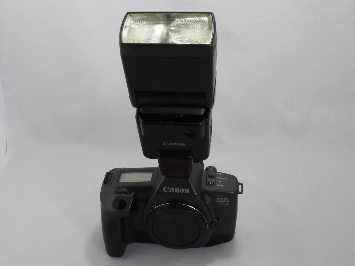 ★　美品　★　Canon キャノン　EOS 630 ボディ　＋　SPEEDLITE 430EZ ・160E＋EOS-R/Mアダプターオートフォーカスフィルム一眼レフカメラ_画像7