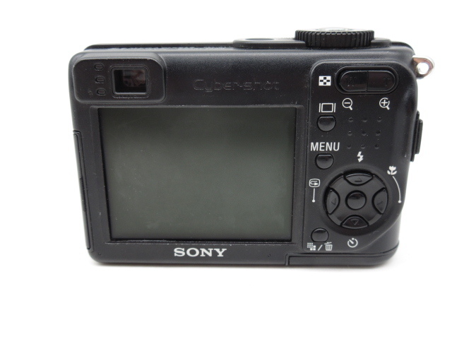 ★sz1608　ソニー　コンパクトデジタルカメラ　サイバーショット　DSC-W1　ブラック　黒　SONY　Cyber-shot　3× OPTICAL ZOOM　送料無料★_画像6