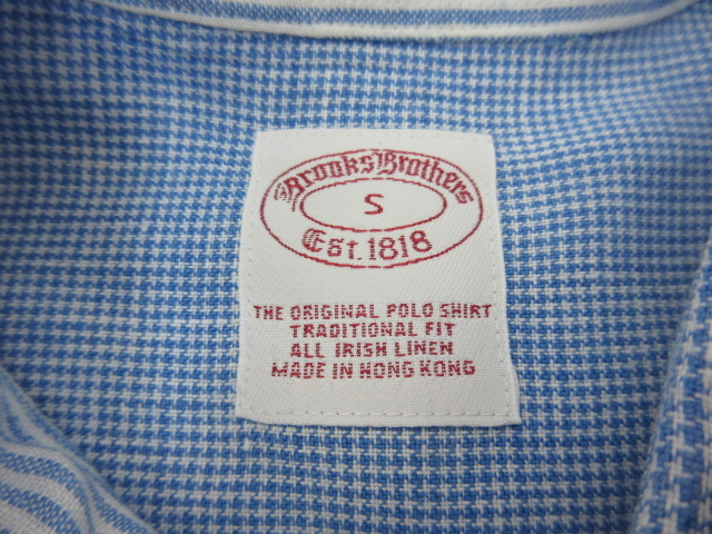 ★sz1633　Brooks Brothers　長袖シャツ　2点セット　Sサイズ　ブルー系　サーモンピンク系　ブルックスブラザーズ　トップス　送料無料★_画像7