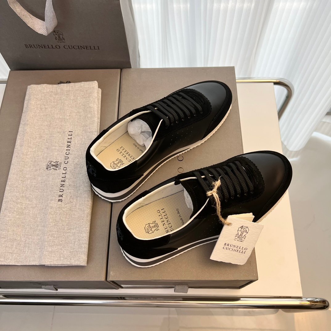 Brunello Cucinelli　ブルネロクチネリ イタリア スニーカー　メンズ　シューズ　靴 夏 スエード カジュアル size:39-44サイズ選択可能 25_画像4
