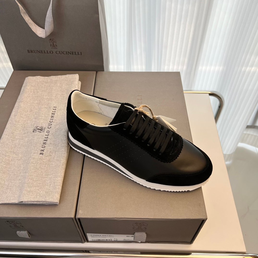 Brunello Cucinelli　ブルネロクチネリ イタリア スニーカー　メンズ　シューズ　靴 夏 スエード カジュアル size:39-44サイズ選択可能 25_画像5