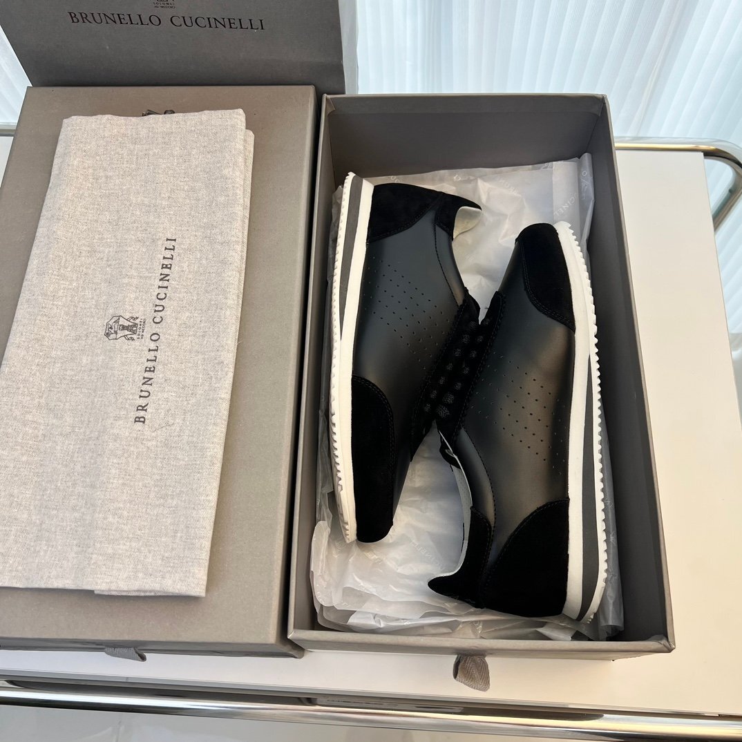 Brunello Cucinelli　ブルネロクチネリ イタリア スニーカー　メンズ　シューズ　靴 夏 スエード カジュアル size:39-44サイズ選択可能 25_画像6