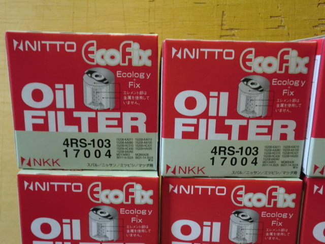 F10* Subaru Nissan Mazda series oil filter Element nitto ecofix 4RS-103 17004 20 piece set *