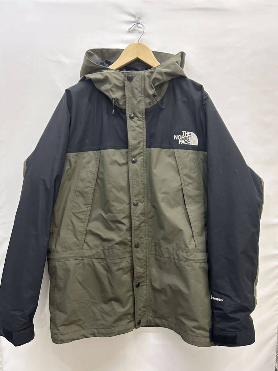 20240311【THE NORTH FACE 】ノースフェイス マウンテンライトジャケット NP11834 XL カーキ ナイロンジャケット ジャケット ゴアテックス