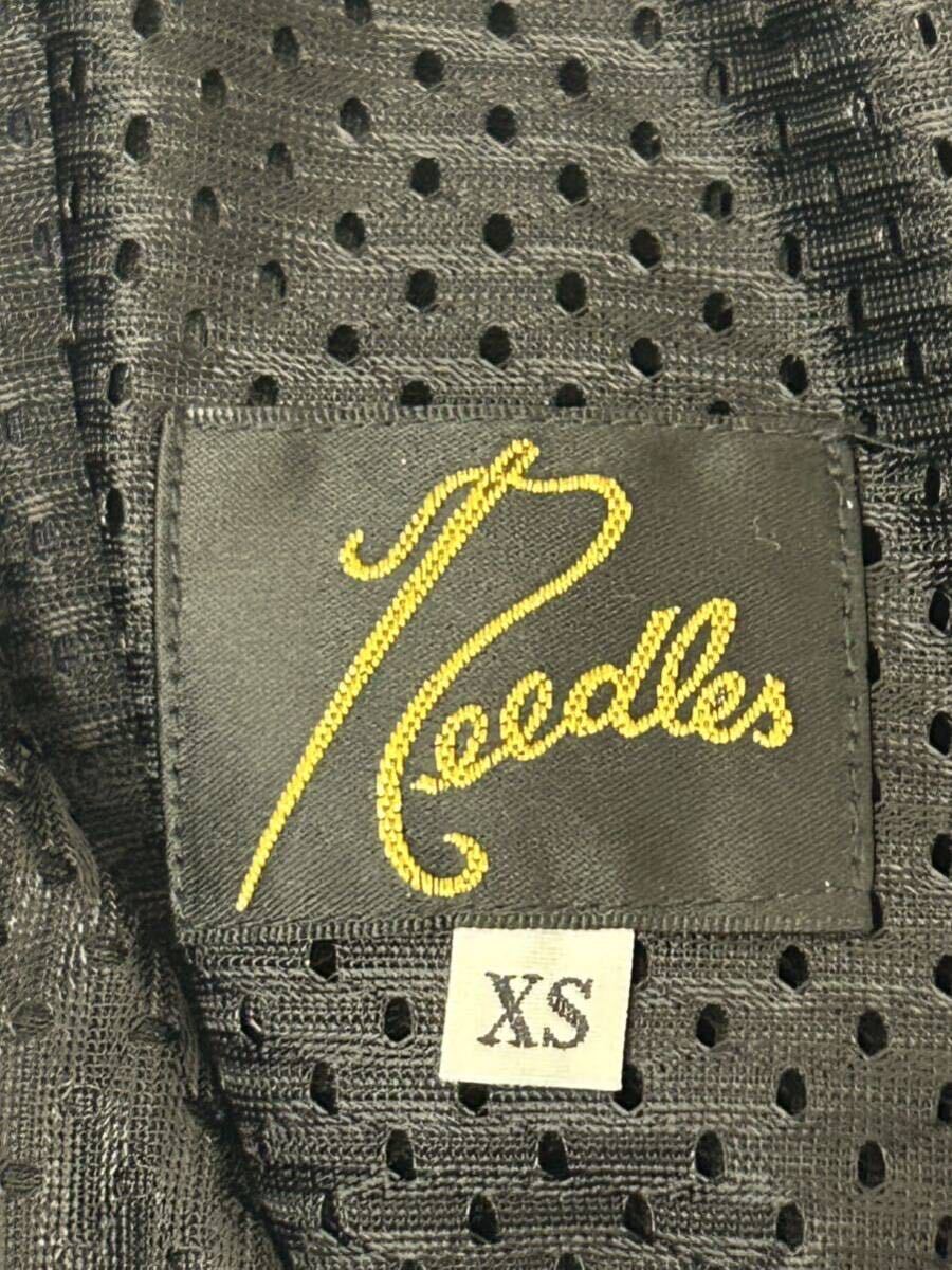 20240315【Needles】ニードルズ ニードルス HS250 H.D.Track pant poly smooth トラックパンツ ボトム XS パープル ヒザデル_画像6